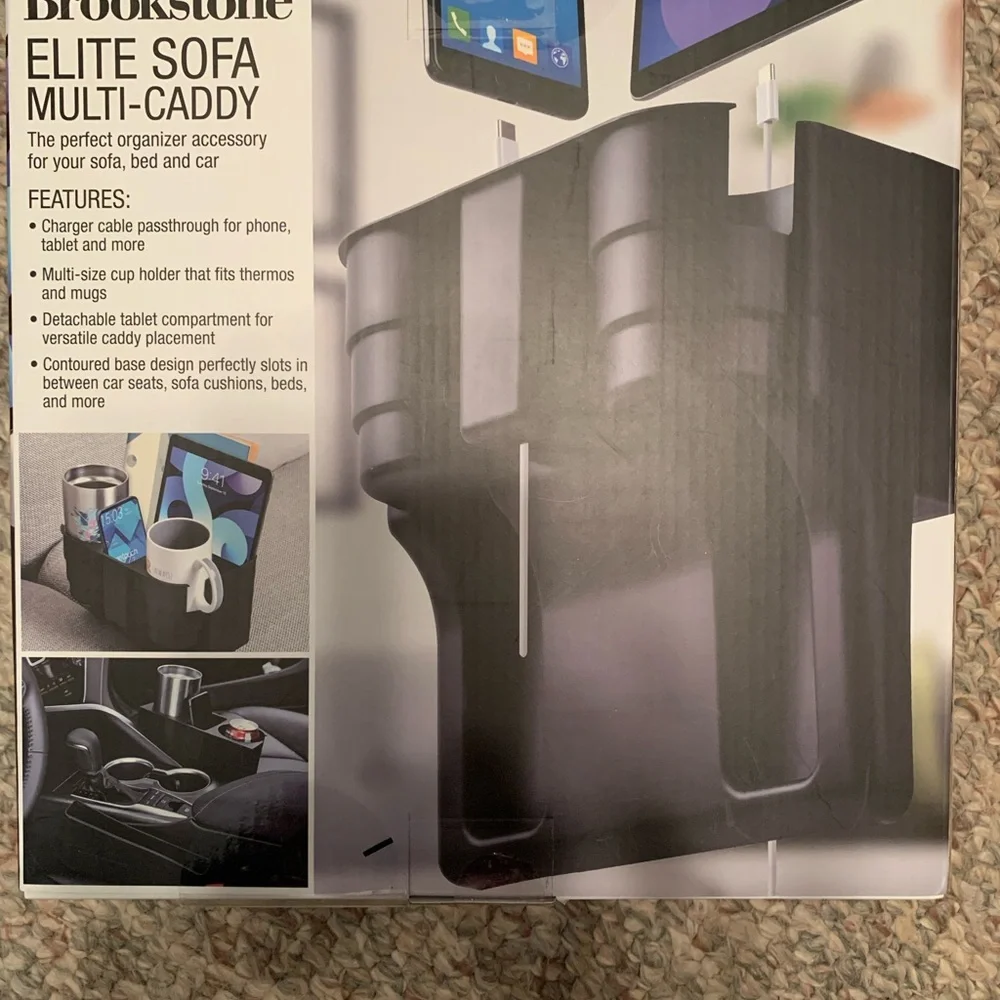 Brookstone Elite Sofa Multi-Caddy-🆕